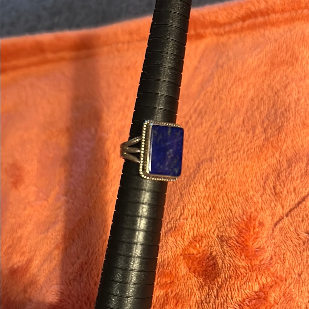 Sterling Lapis Azul Ring